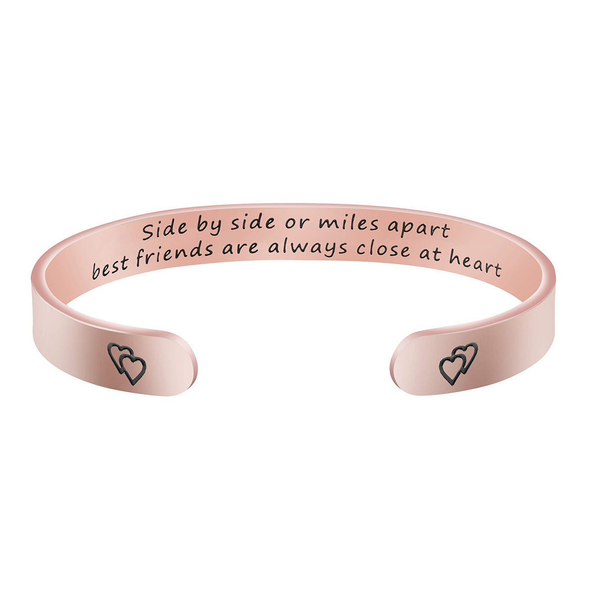 Pulsera de acero inoxidable de moda para mujer con acabado chapado, regalo ideal de Navidad, cumpleaños, Acción de Gracias para mamá