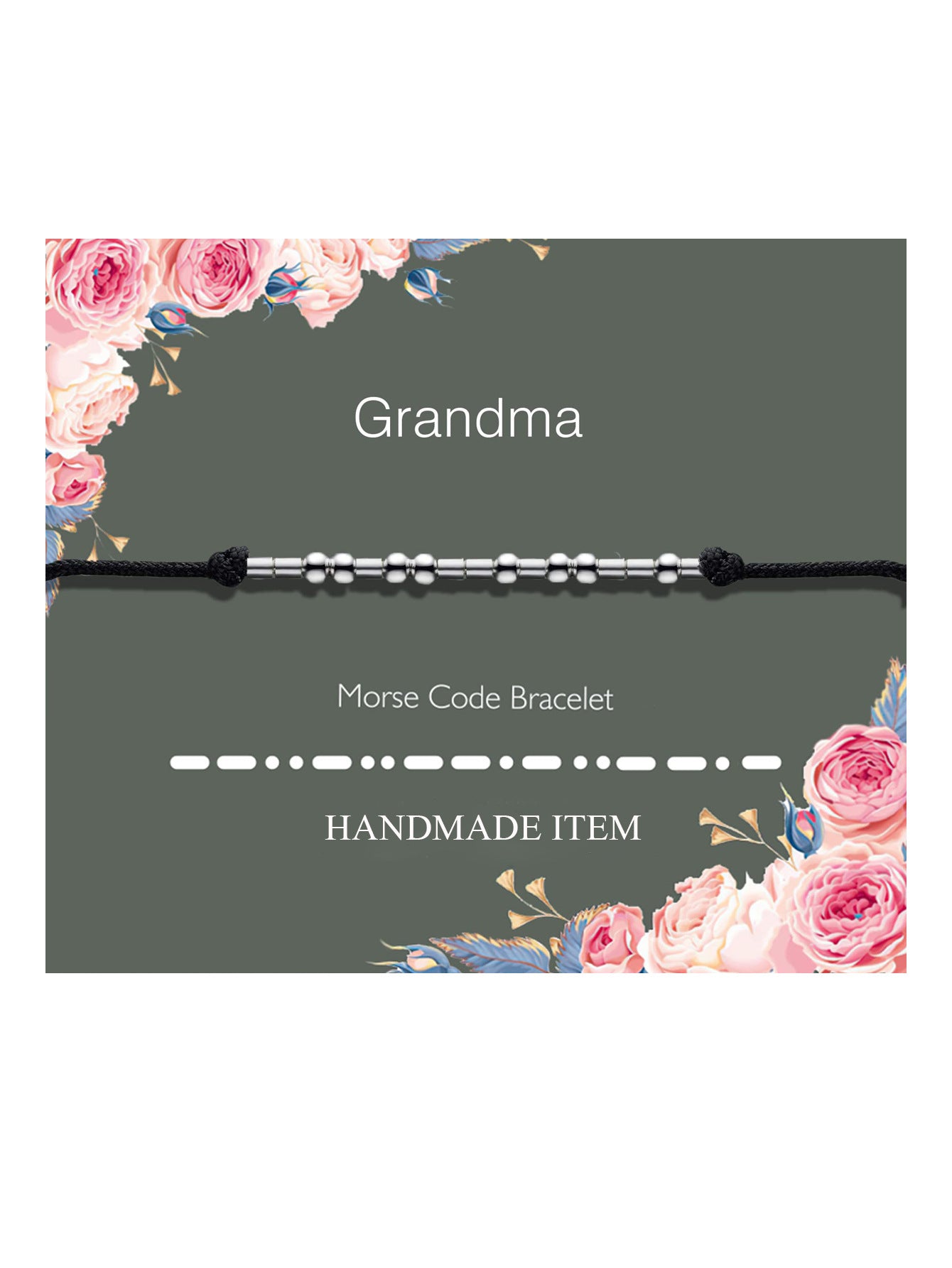 Minimalist Morse Code Hand-woven Stainless Steel Adjustable Bracelet