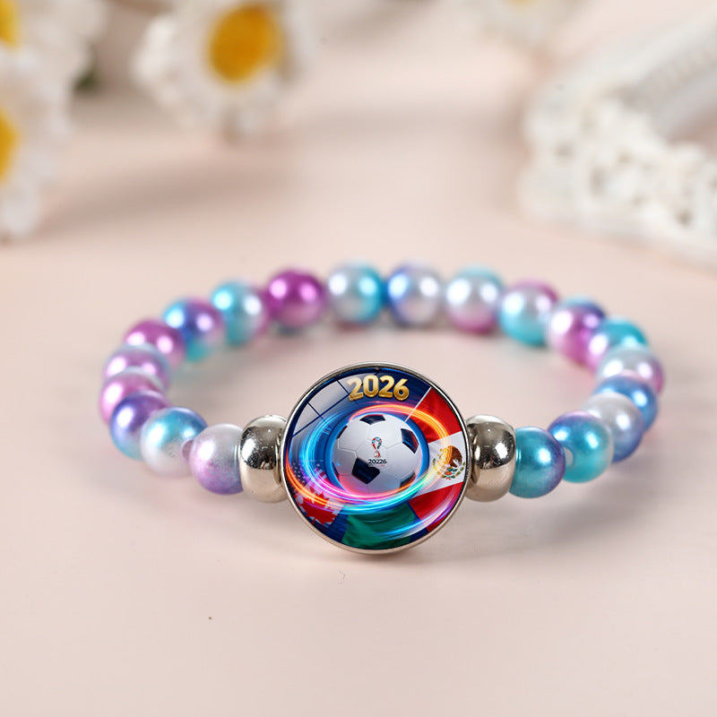 Geometric Crystal Beaded Bracelet Unisex Fashion Jewelry
