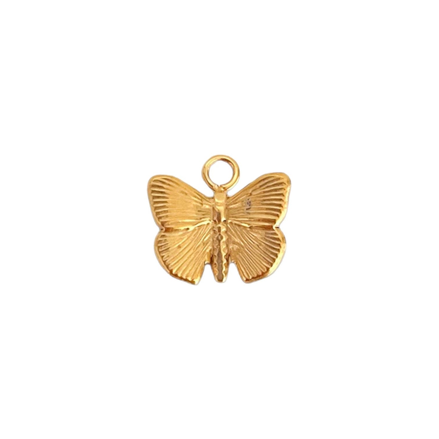 Collar Vintage Unisex con Dije Geométrico de Barra y Corazón de Acero de Titanio Chapado en Oro