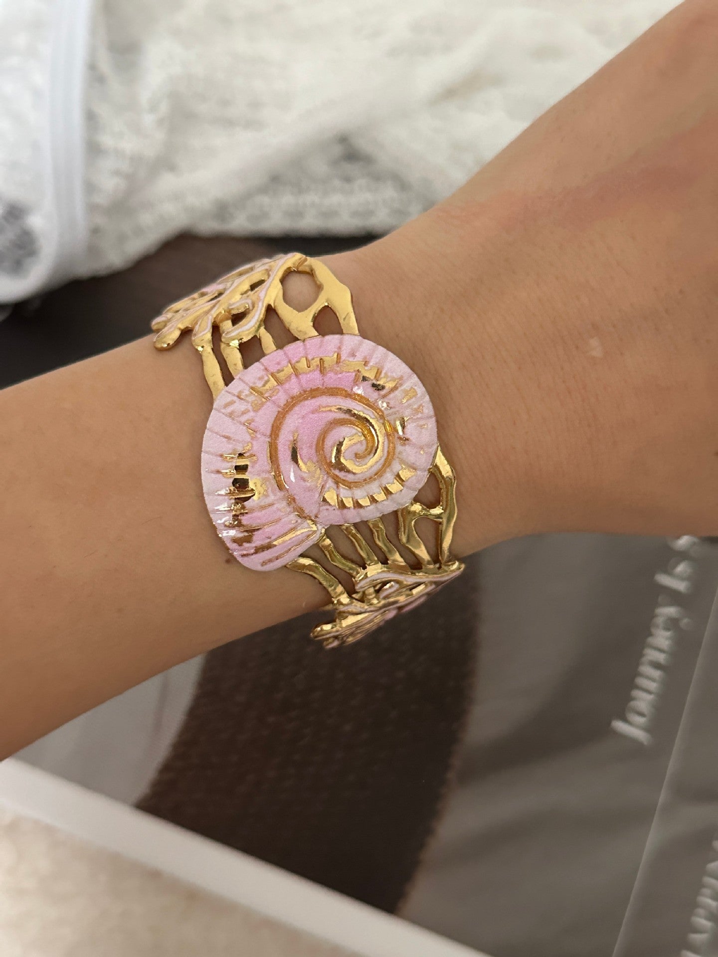 Starfish Stainless Steel Plated Bracelet for Women