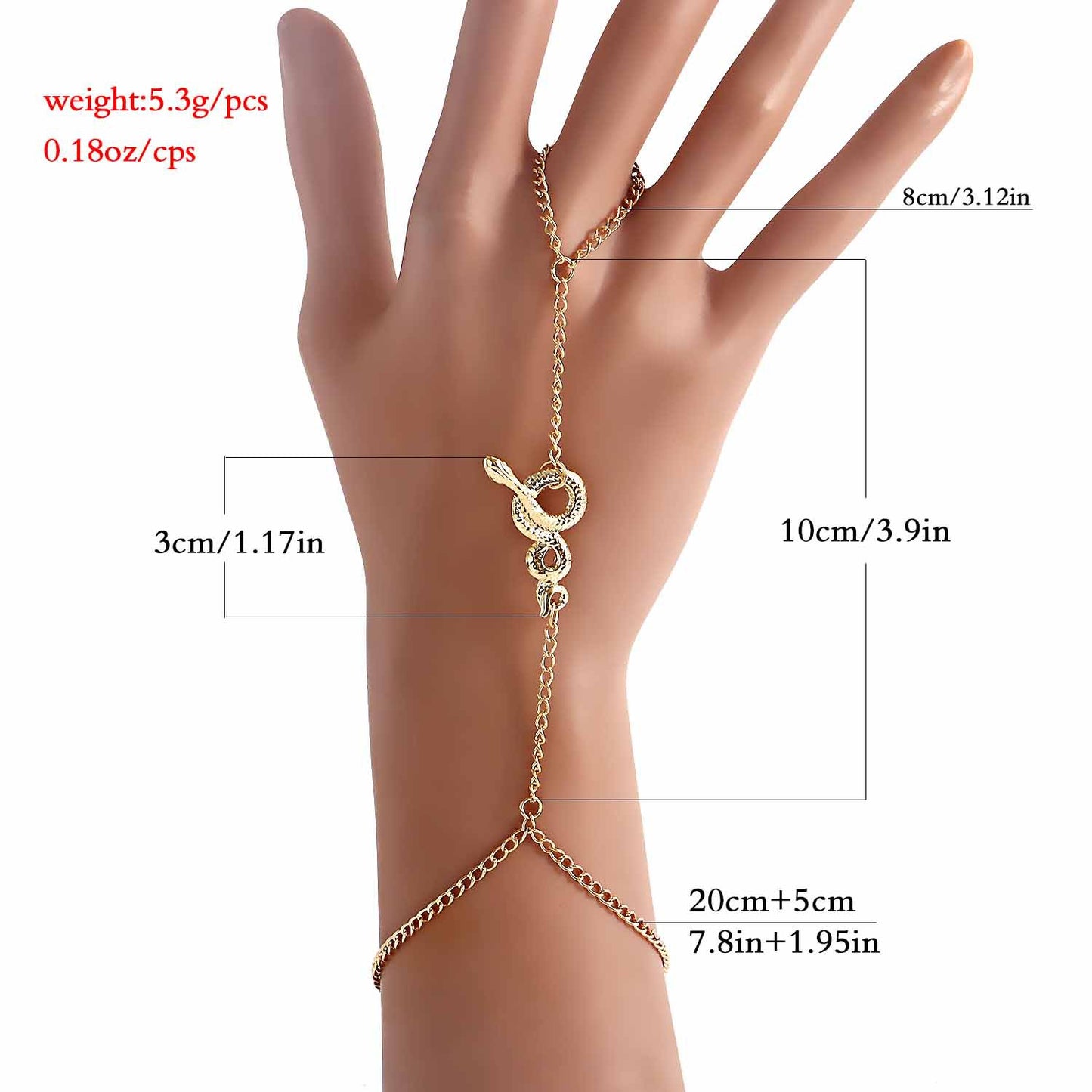 Bracciale Punk in Lega a Cuore con Intarsio di Strass da Donna, Accessorio di Moda Geometrico Elettroplaccato