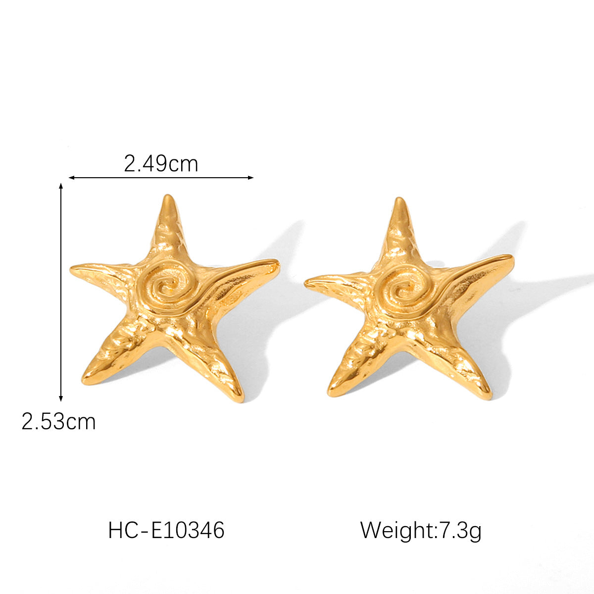 Minimalist Geometric Heart Stainless Steel Earrings for Women Hypoallergenic Fade-Resistant Titanium Steel Studs