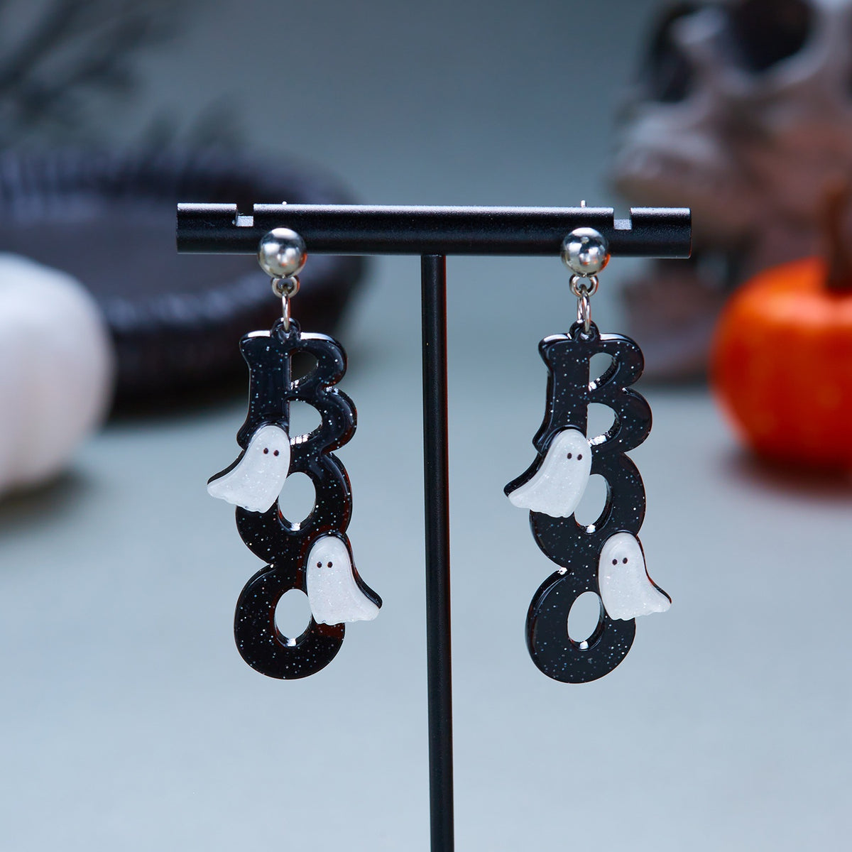 Streetwear Geometric Letter Alloy Plated Earrings for Women