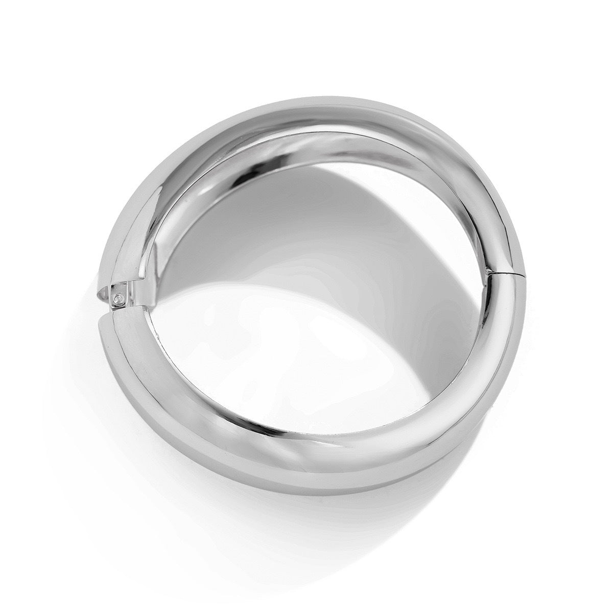 Fashion Geometric Teardrop Polished Plated Alloy Cuff Bracelet