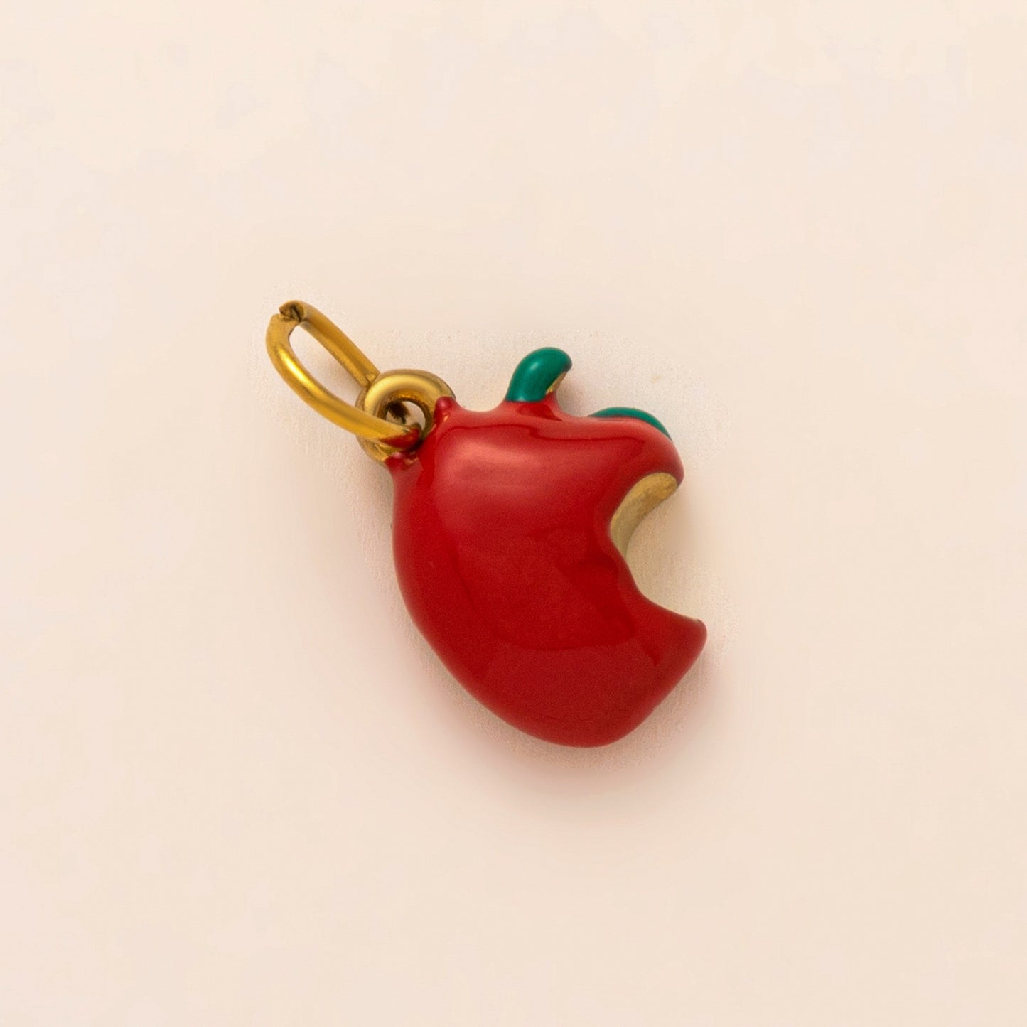 Vintage Fruit Pattern Stainless Steel 18K Gold Plated PVD DIY Charm Bar