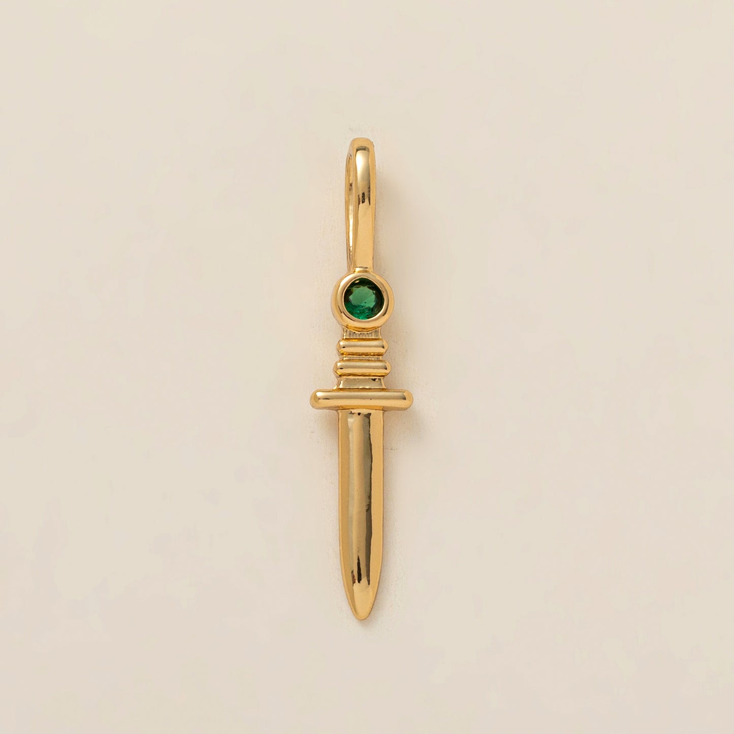 Vintage Heart Brass Plated Charm Bar