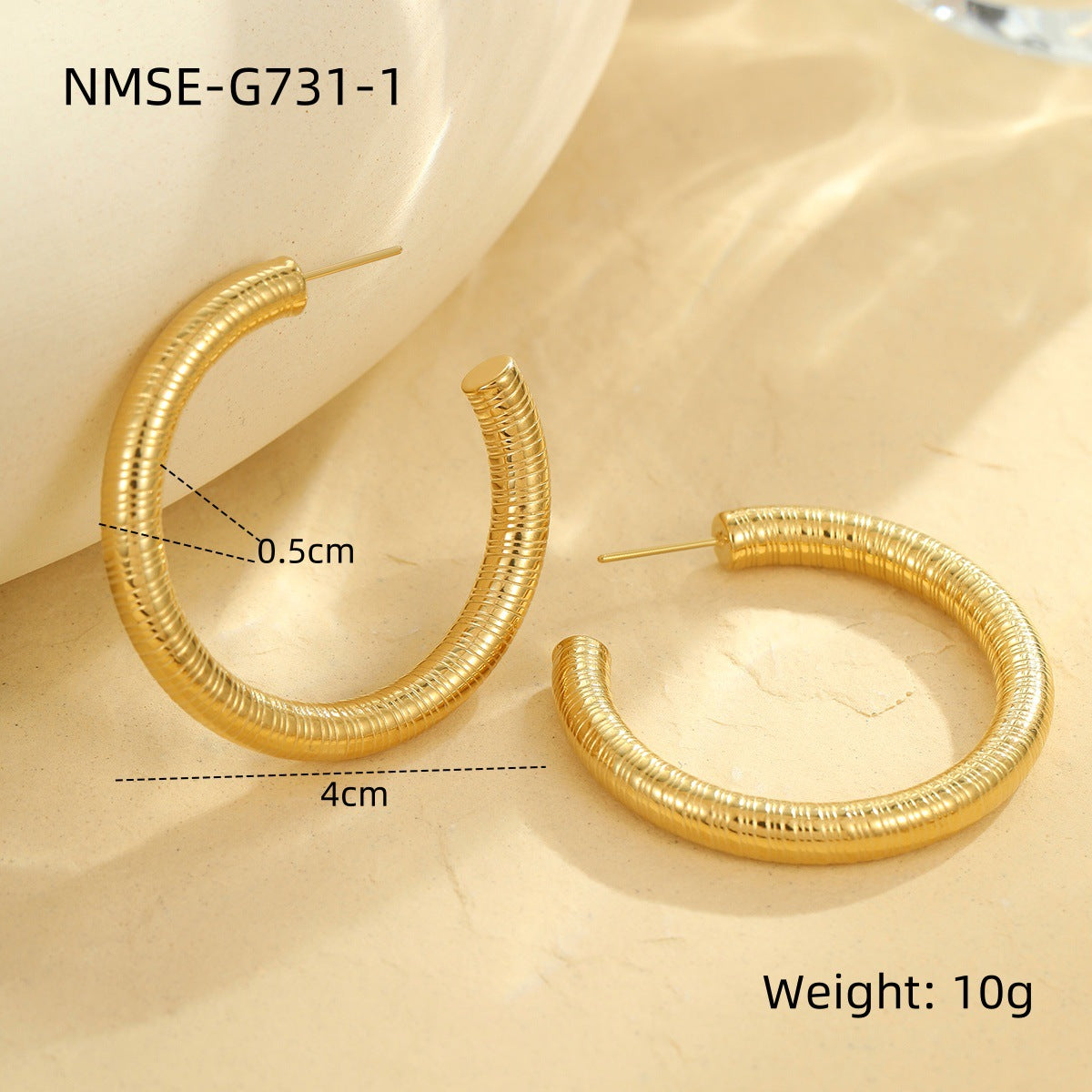 Minimalist Butterfly Stud Earrings in Stainless Steel with Plated Finish for Women