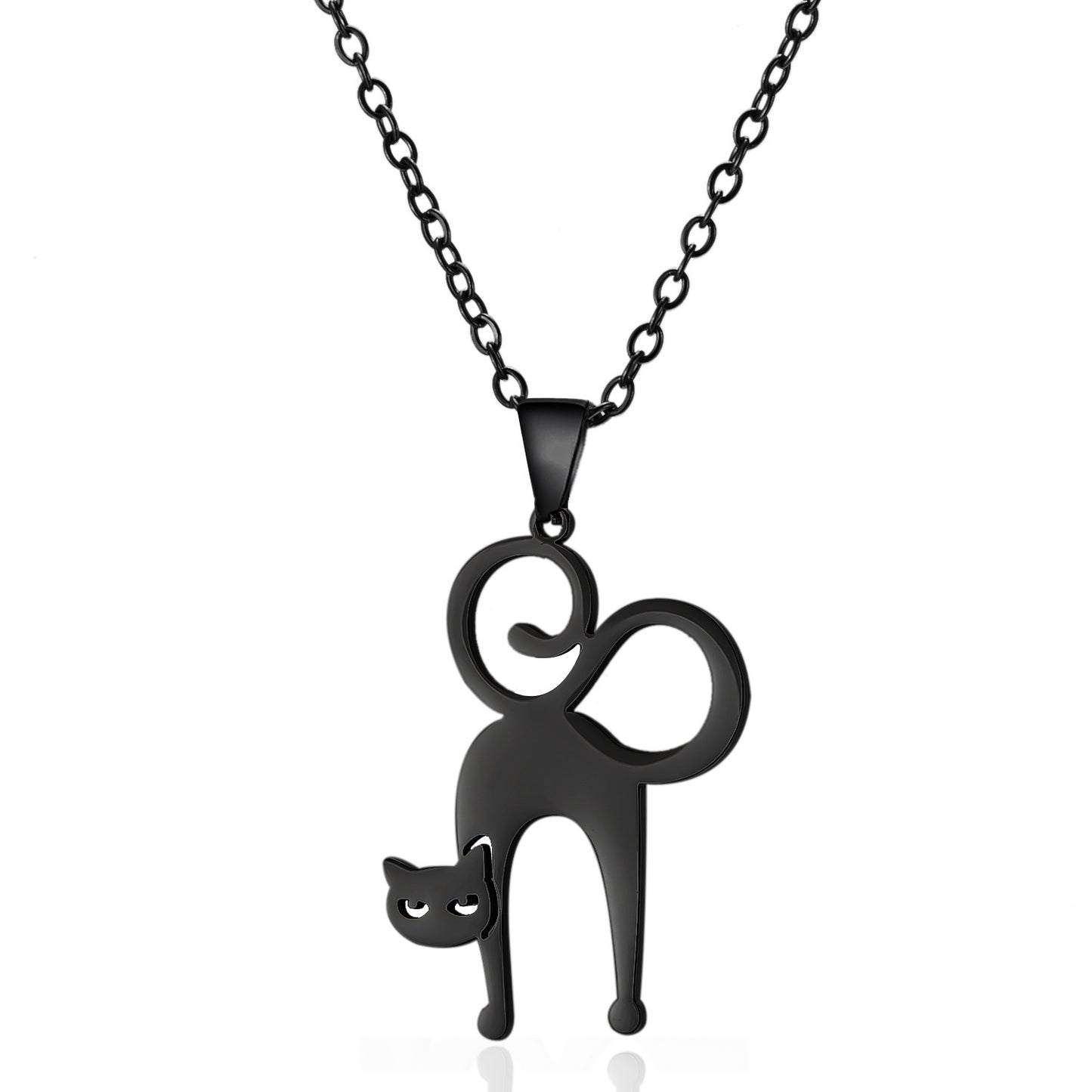 Collar con colgante de fantasma de Halloween con cadena de acero inoxidable, diseño de calabaza y calavera galvanizado, accesorio de moda unisex