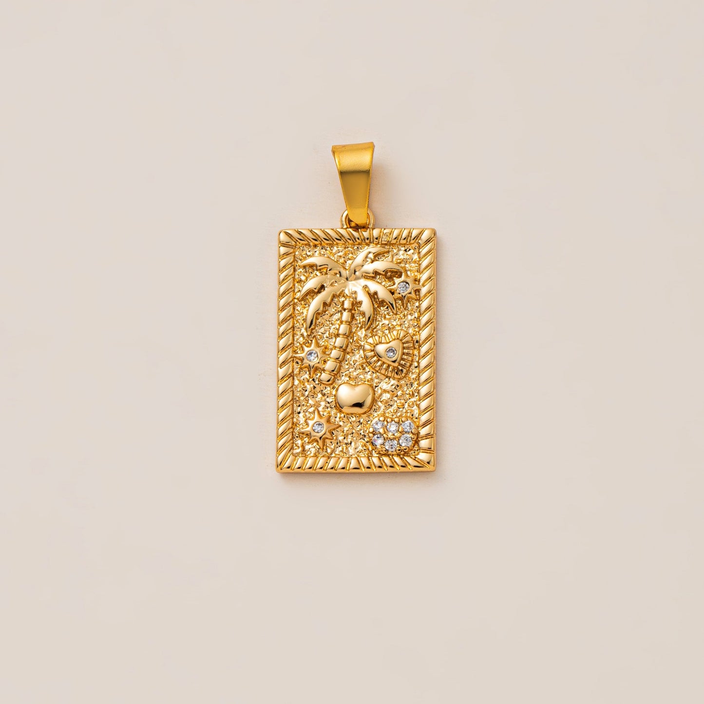 Vintage 18K Gold Plated Brass Cross Moon Star Fish Flower House Charm Bar for DIY Shoe Accessories