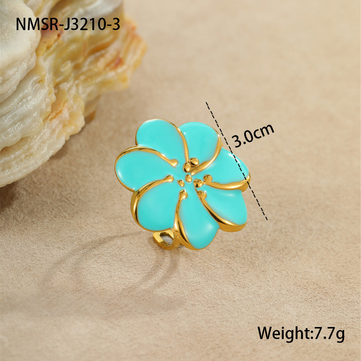 Pendientes Florales Minimalistas de Acero Inoxidable con Acabado Esmaltado para Mujer Diseño Geométrico de Pétalos Joyería de Oficina de Moda