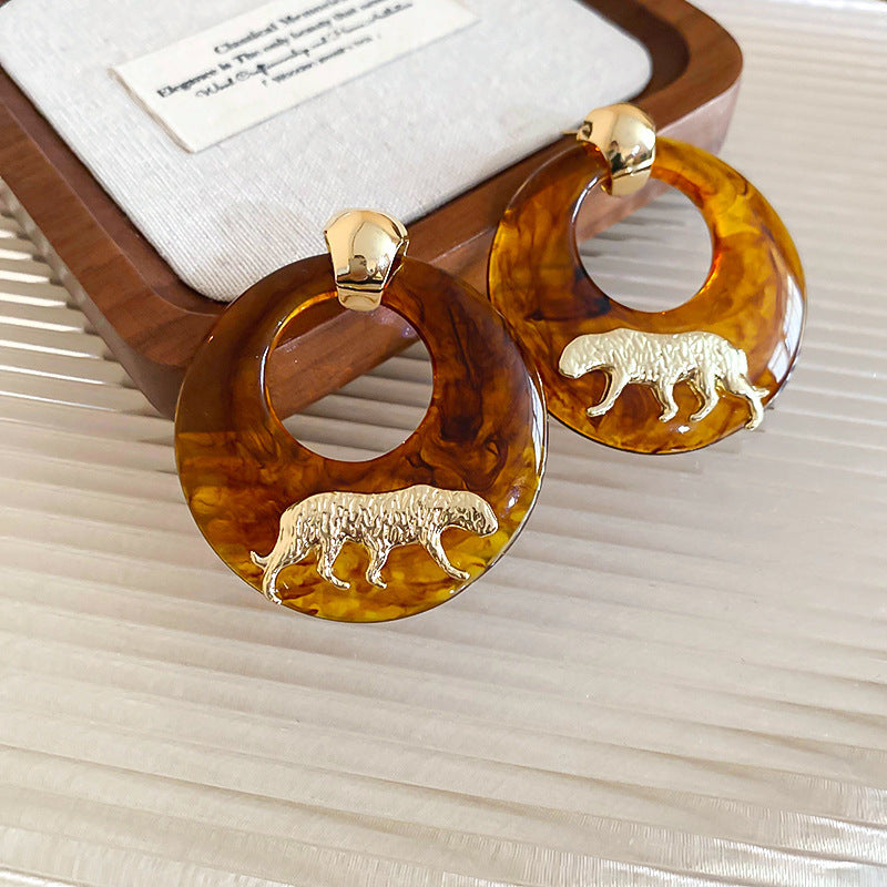 Orecchini a perno geometrici minimalisti in lega con placcatura in rodio da donna, gioielli per orecchie artistici di ispirazione vintage con perni in argento sterling 925