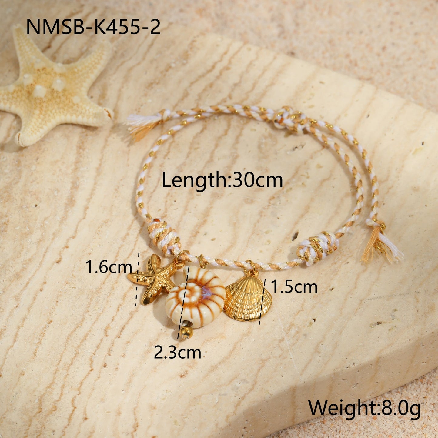 Elegante collana geometrica in acciaio inossidabile ispirata all'oceano con finitura placcata per donna