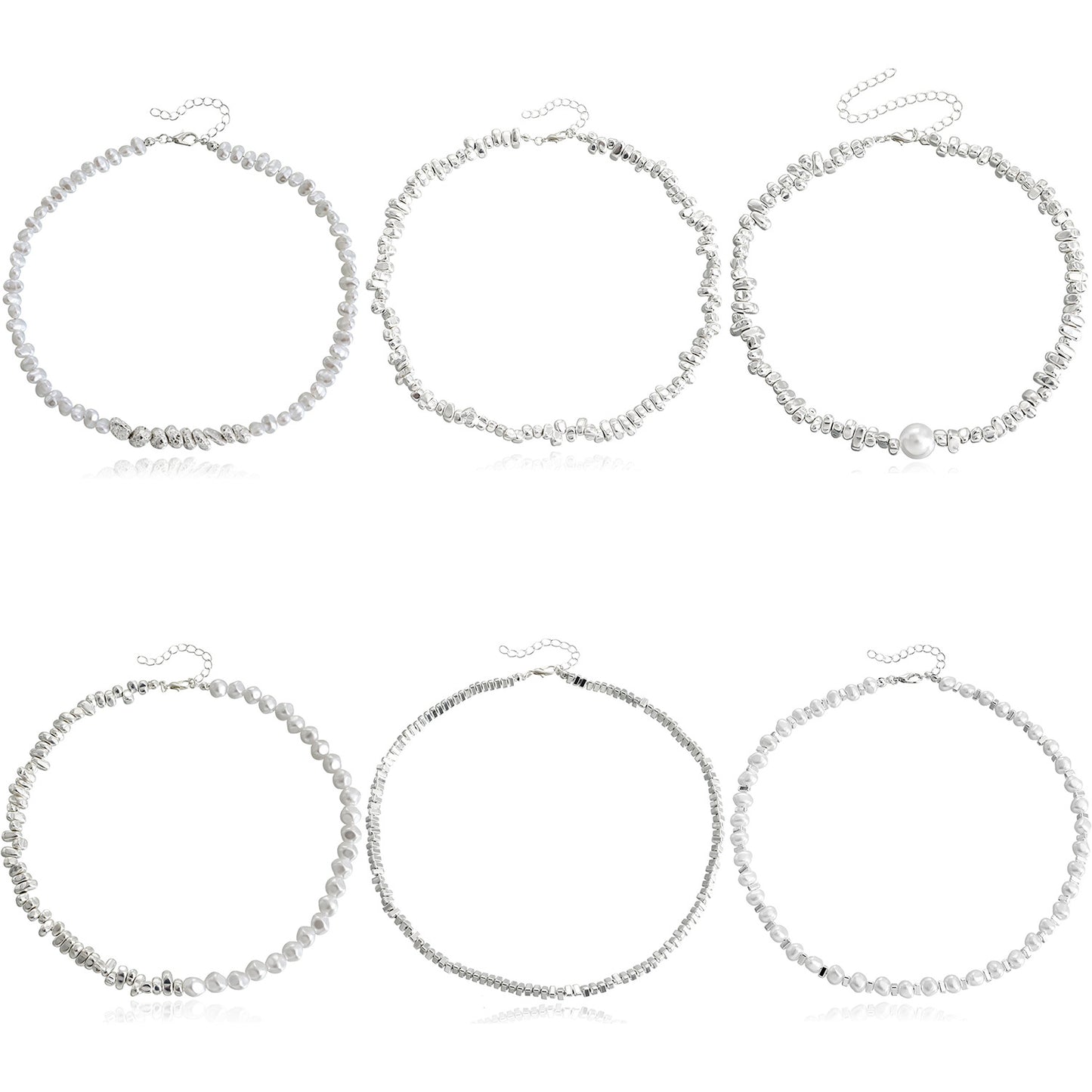 Minimalist Geometric Pendant Necklace for Women Alloy Chain with Plated Finish Heart Accent