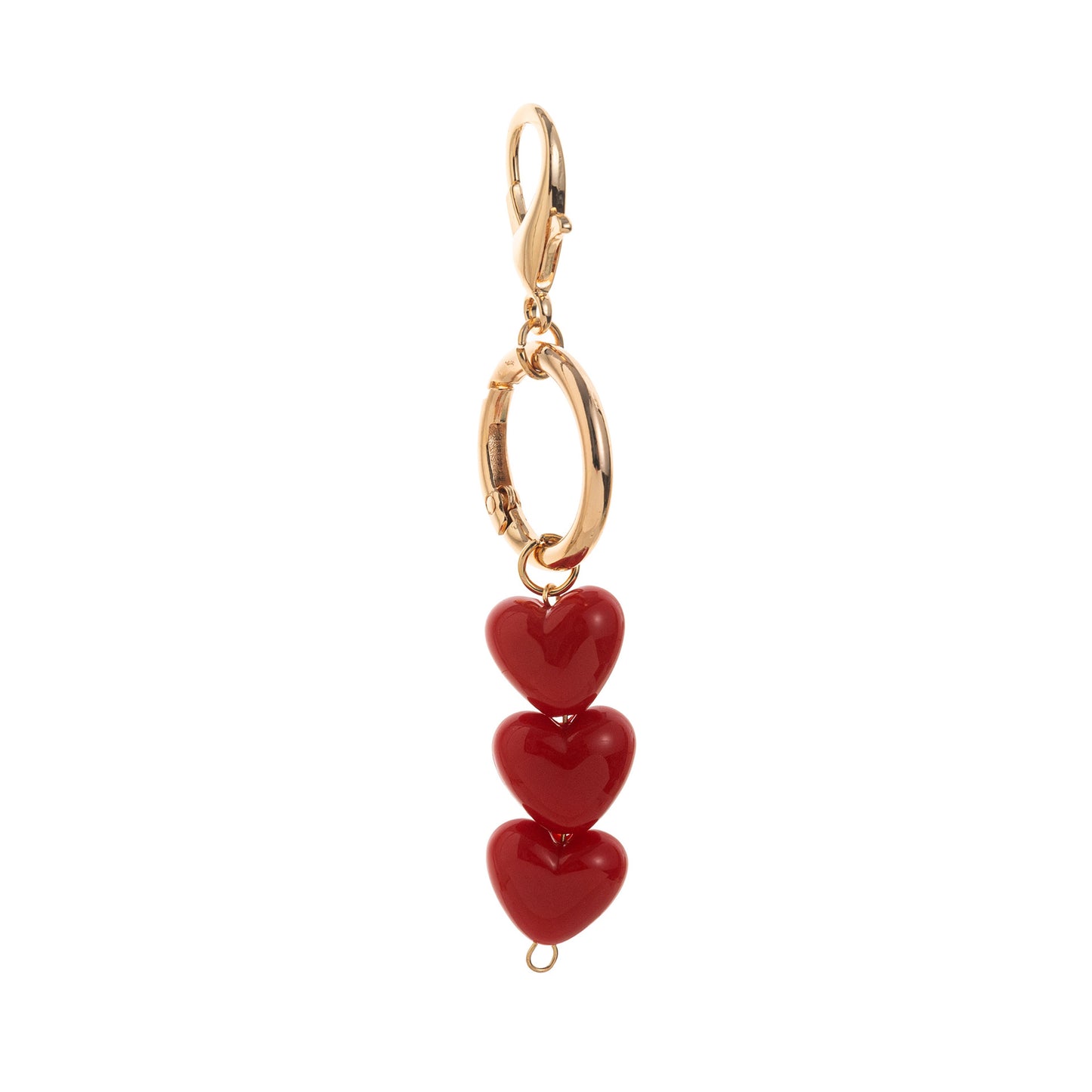Macaron Color Heart Shape Alloy Plated Cable Chain Bag Strap with Pearl Inlay