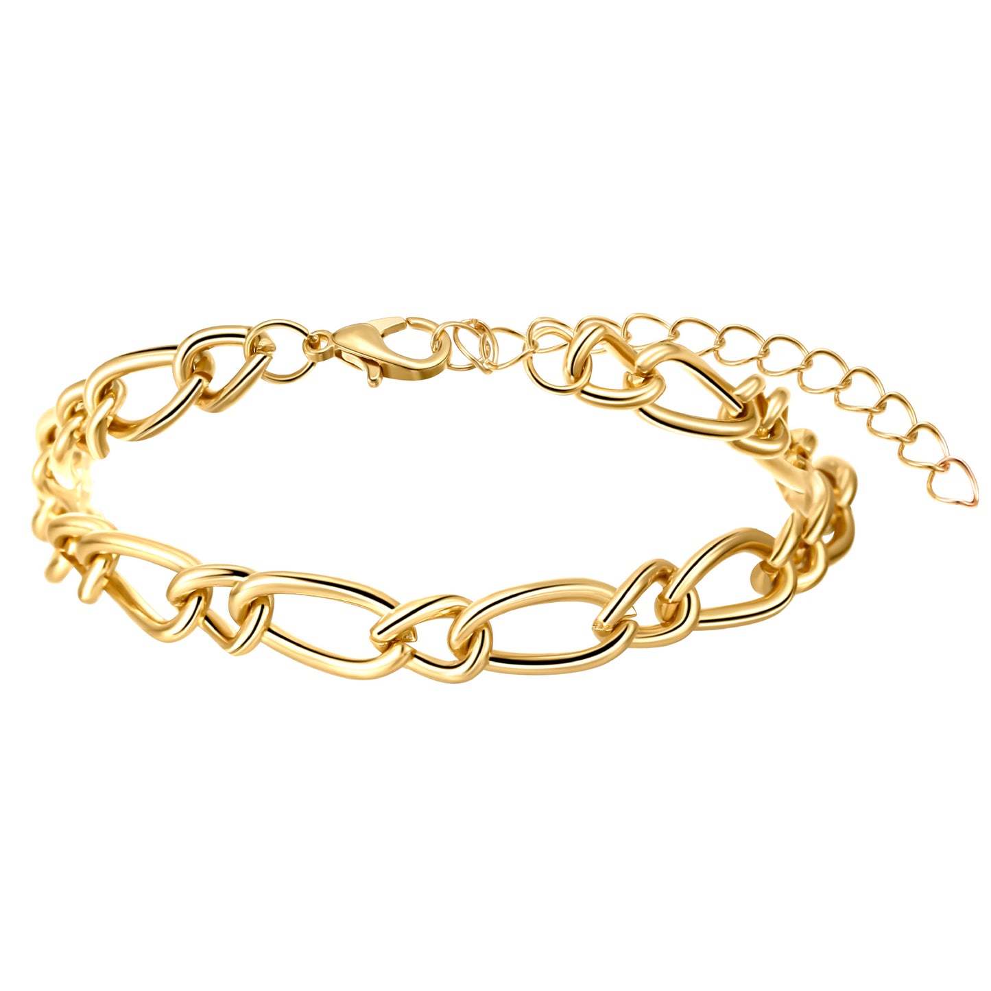 Minimalist Elegant Geometric Alloy Plated Bracelet for Women