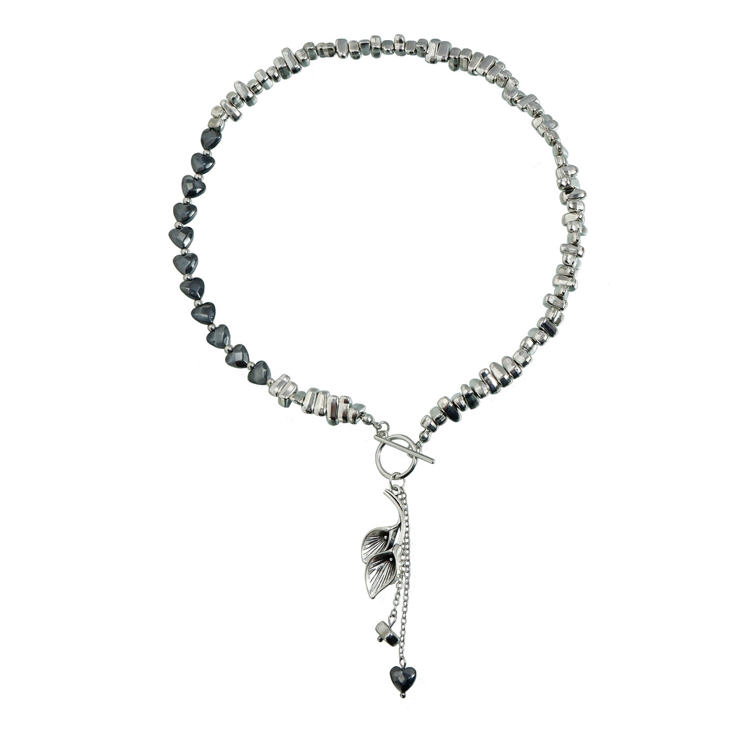 Luxury Elegant Heart Geometric Alloy Plated Necklace for Women