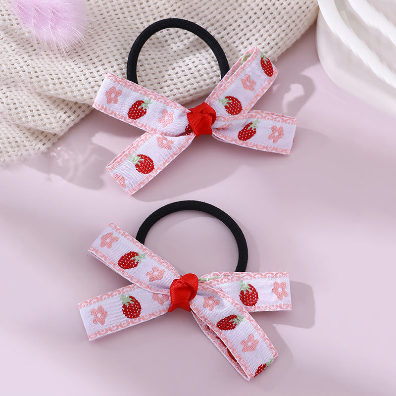 Fermaglio per capelli a forma di fiocco fatto a mano per bambine con finiture in pizzo, accessorio per capelli stile naturale