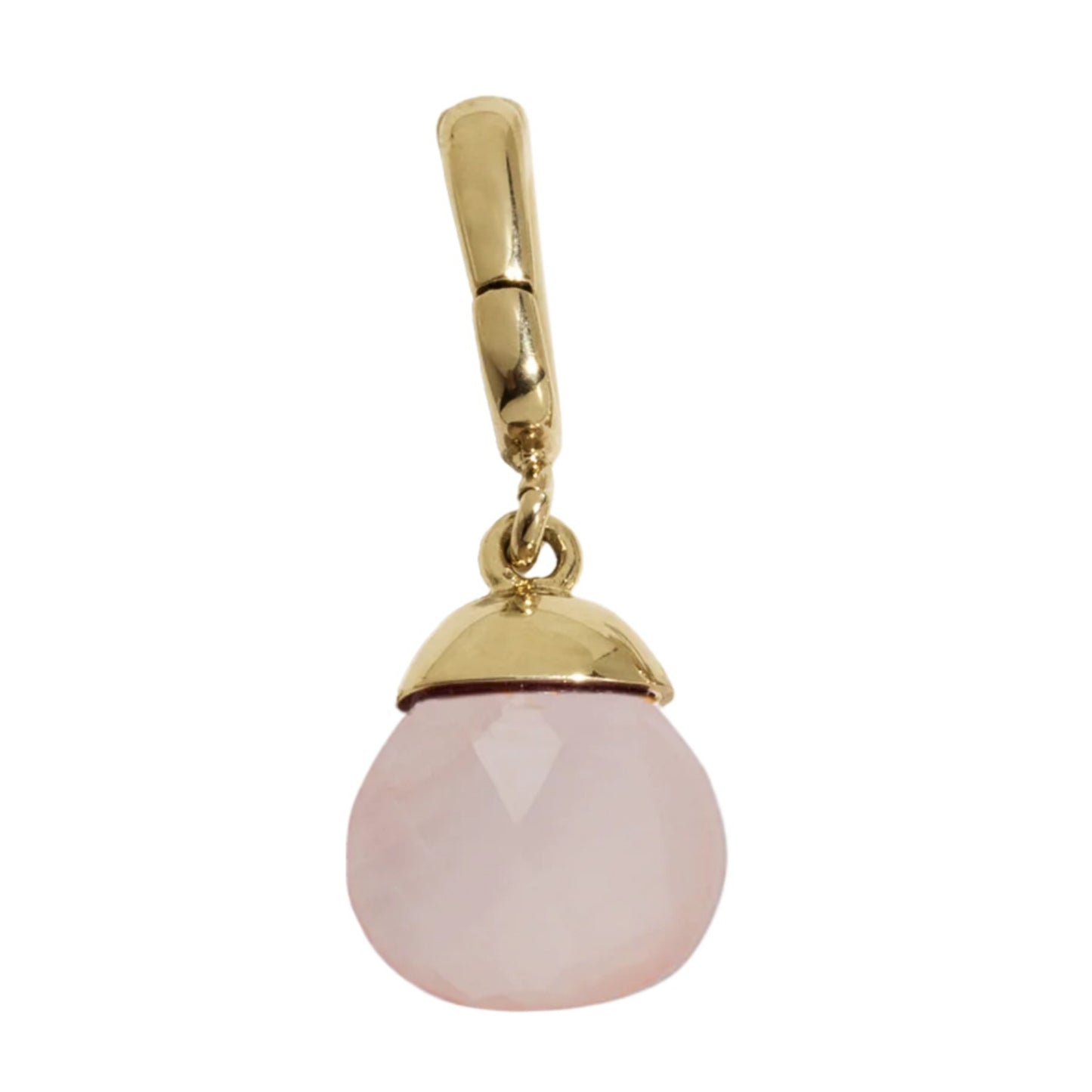 Colorful Birthstone Cubic Zirconia Teardrop Plated Stainless Steel Necklace