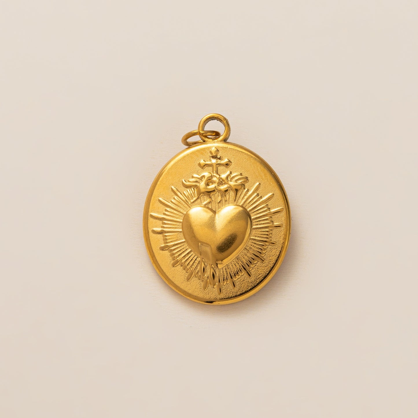 Vintage Stainless Steel Plated Heart Teardrop Shoe Charm Accessory