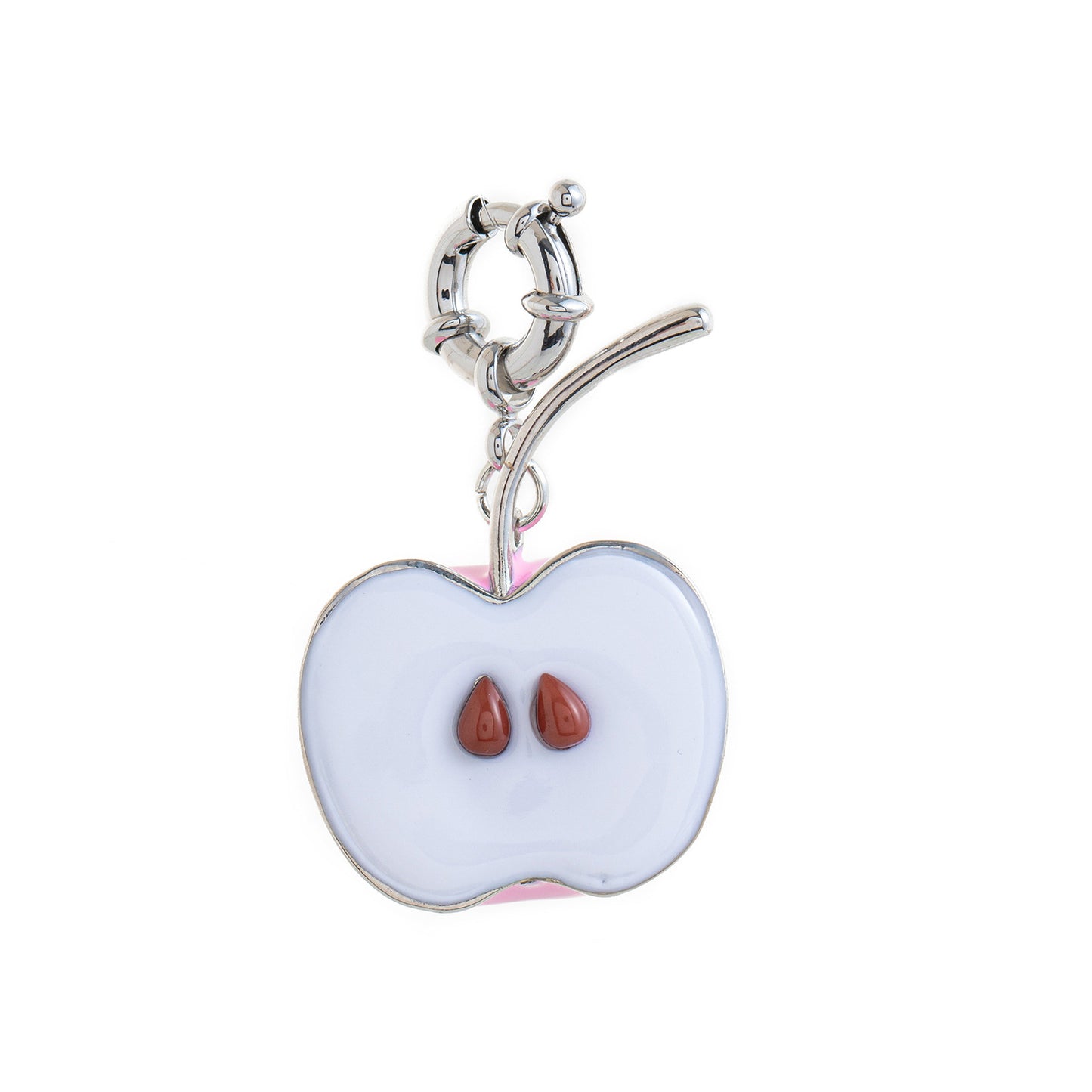 Sweet Plated Stainless Steel Fruit Charm Bar with Cable Chain