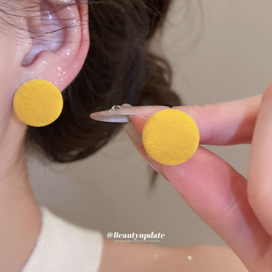 Pendientes de tuerca acrílicos geométricos modernos minimalistas con postes de acero chapado para mujer