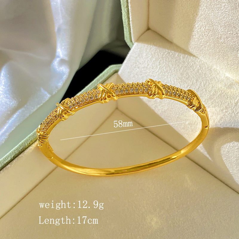 Vintage Plated Titanium Steel Bracelet