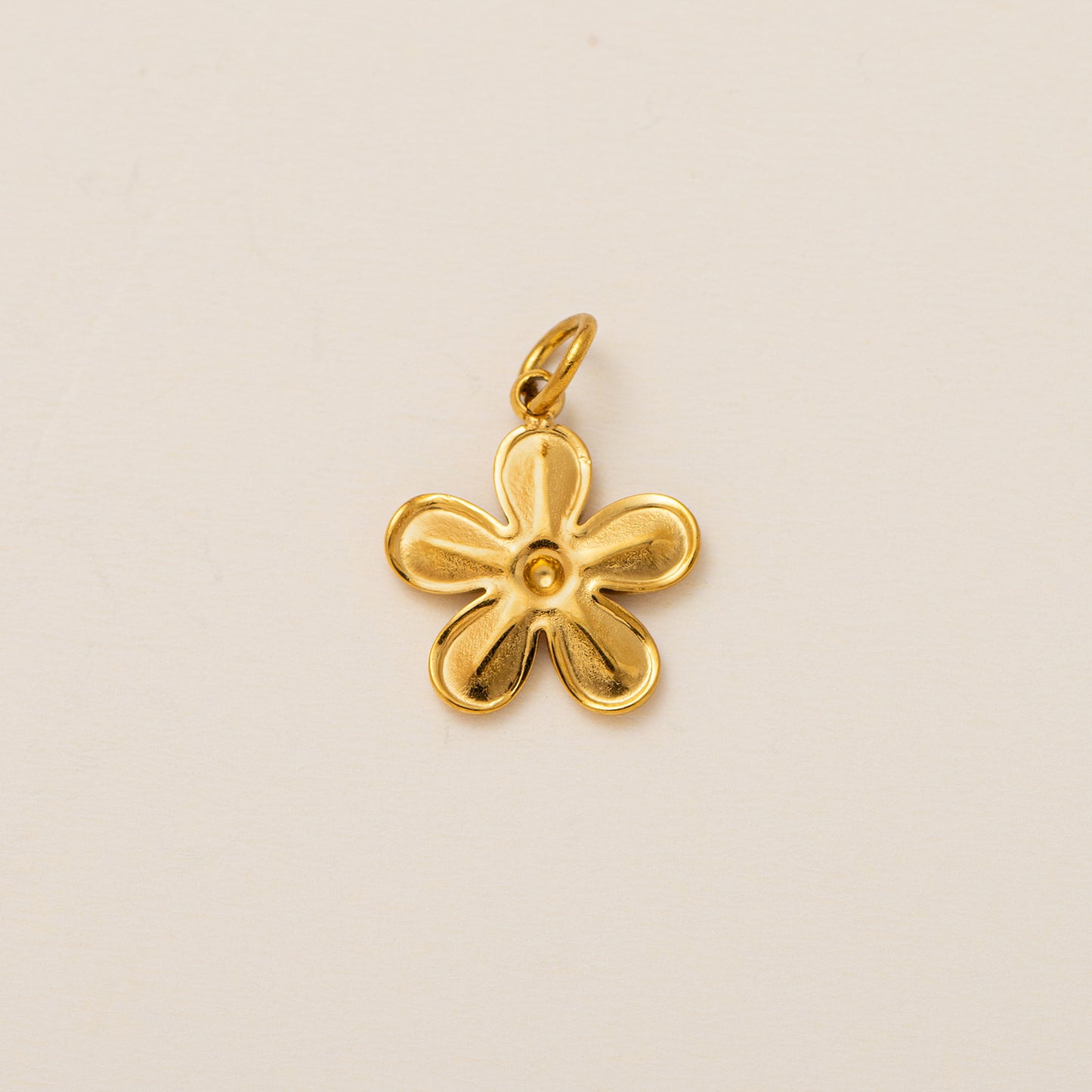 Casual 18K Gold Plated Stainless Steel Heart Geometric Pendant Necklace
