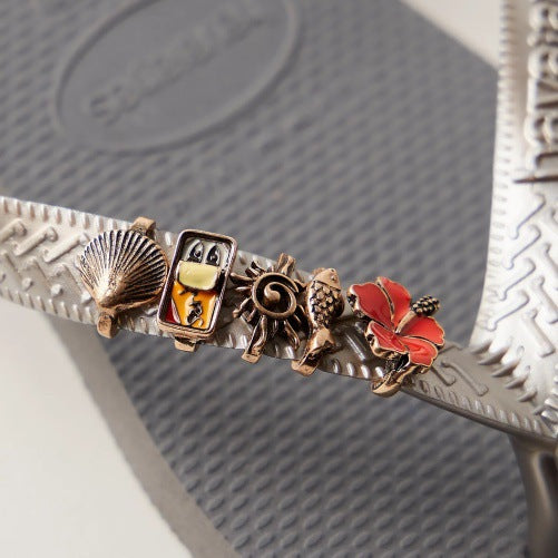 Plated Brass Charm Bar