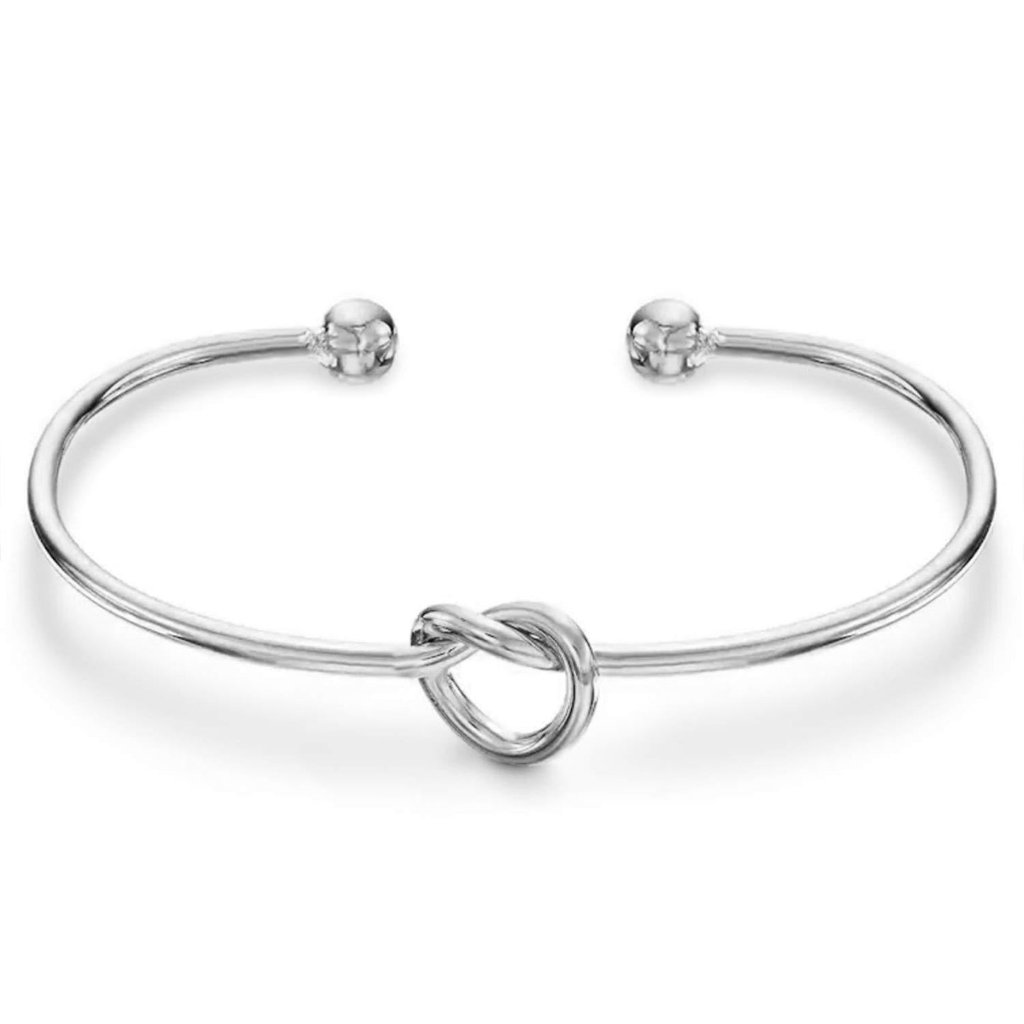 Sweet Heart Shaped Stainless Steel Plated Open Cuff Bracelet for Women