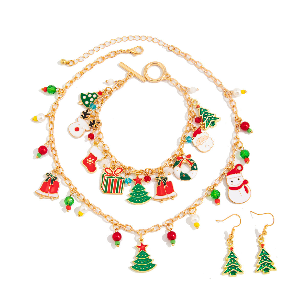 Sweet Cartoon Geometric Zinc Alloy Plated Pendant Necklace for Women
