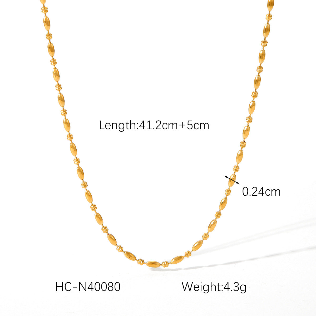 Ins Style Geometric Stainless Steel Cuban Chain Snake Chain Twisted Chain Cross Necklace for Women