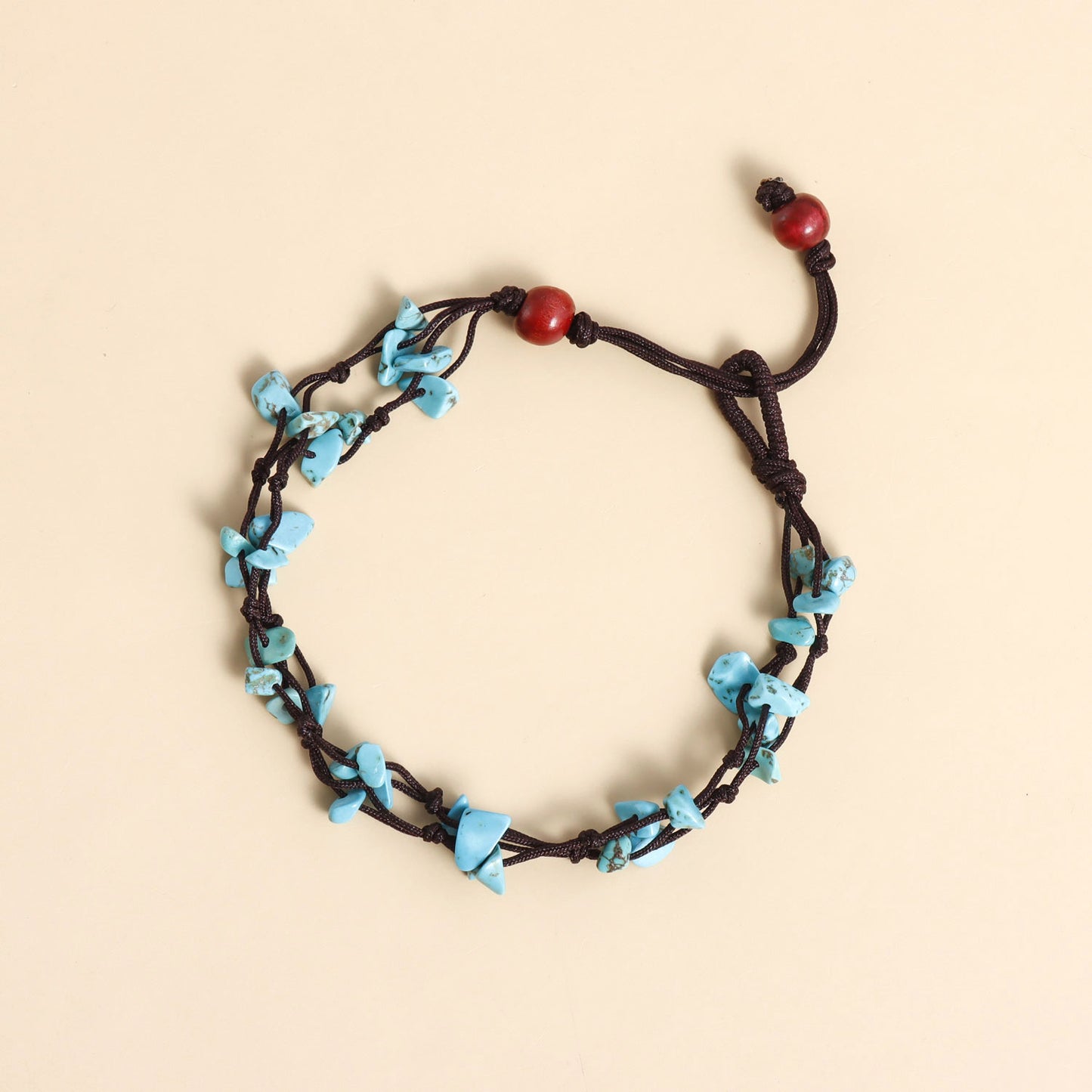 Casual Handmade Geometric Rope Anklet Bracelet for Women