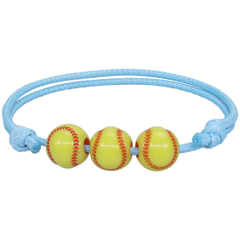 Sporty Unisex Resin Braided Bracelet