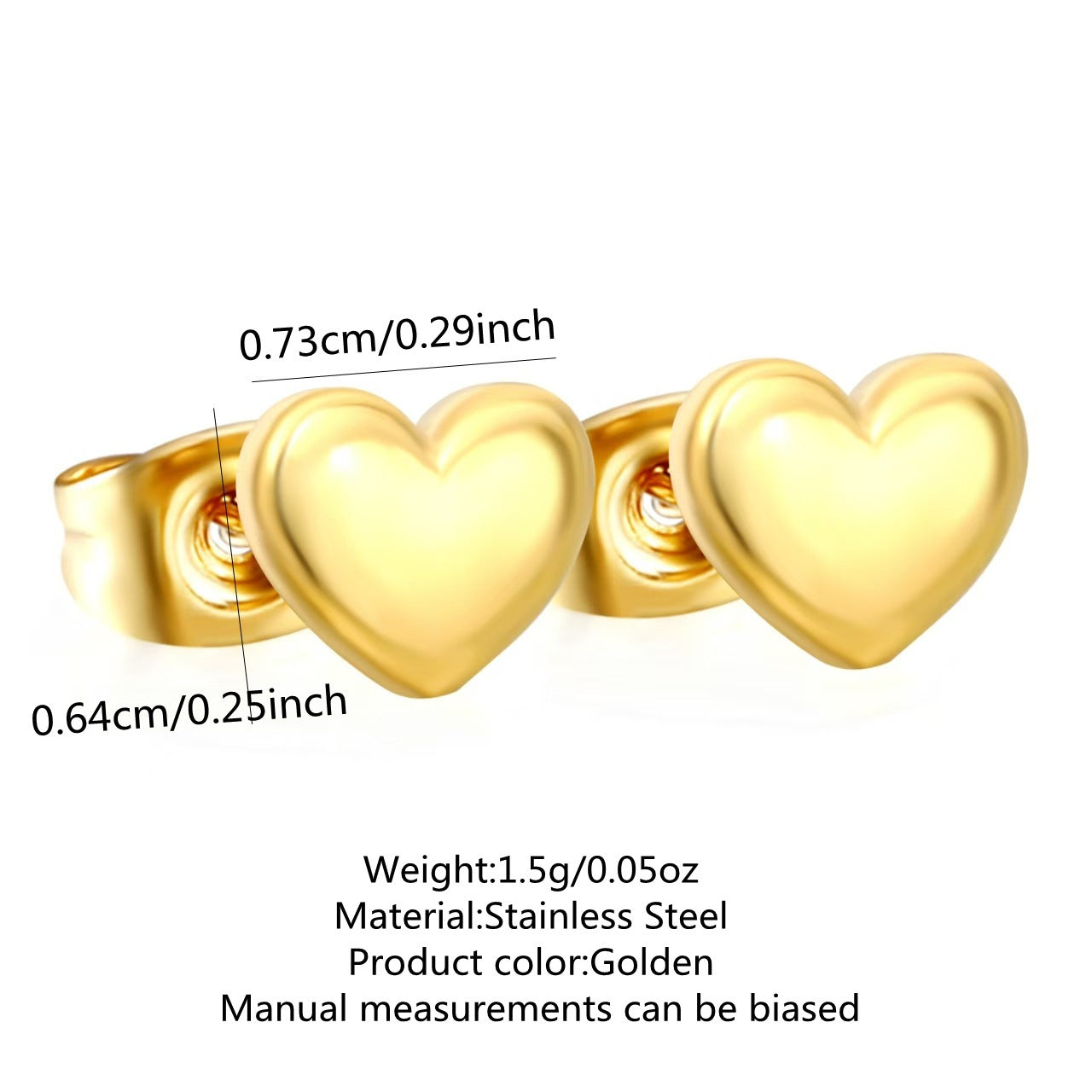 Elegant Heart Teardrop Stainless Steel Plated Titanium Steel Pendant Necklace and Earring Set with Curb Chain for Unisex