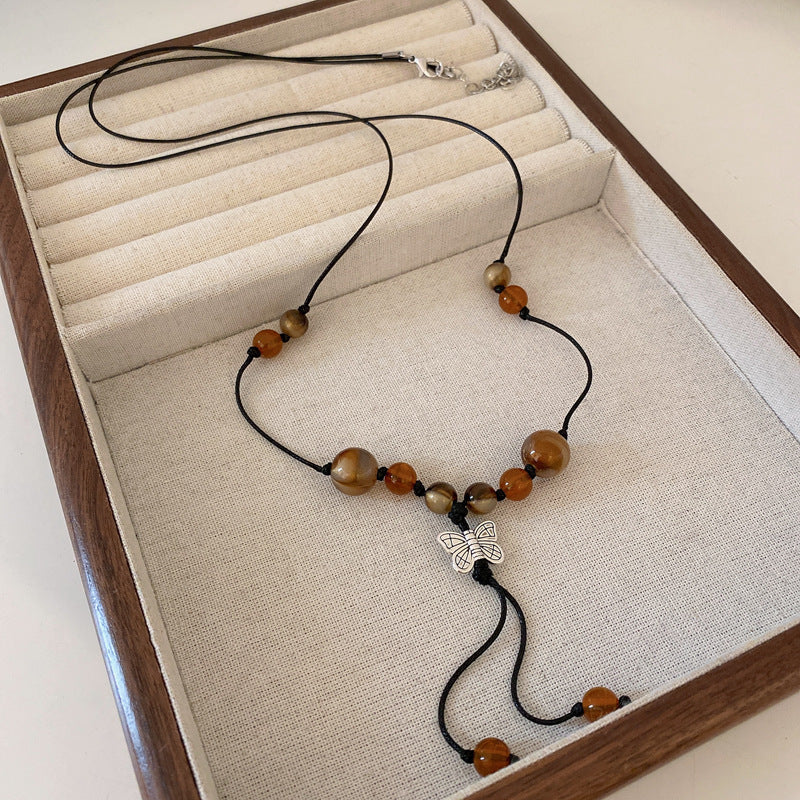 Nuevo Collar Colgante de Loto y Abanico Estilo Chino en Aleación con Baño de Oro, Diseño Geométrico, Elegante Cadena de Clavícula para Mujer