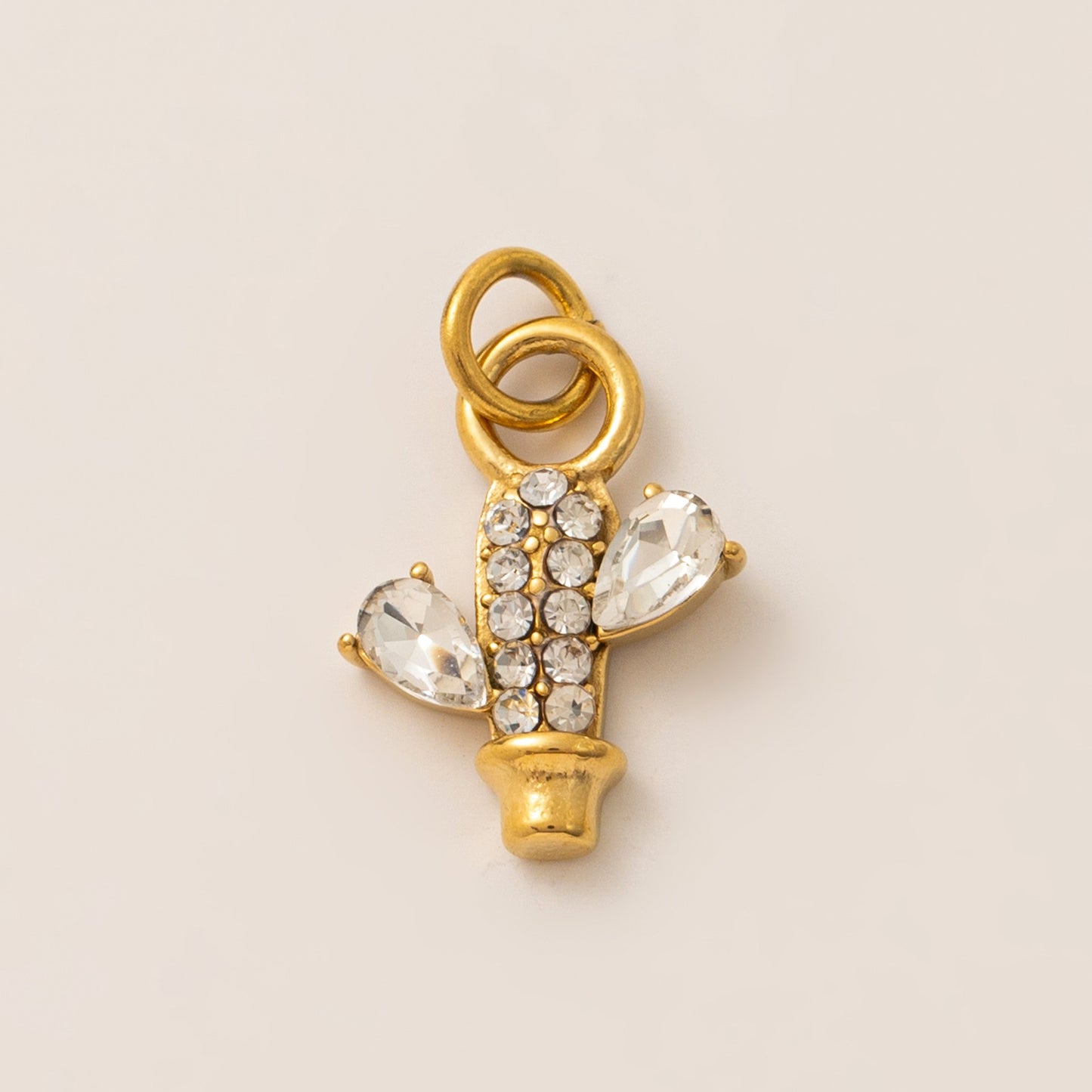 Vintage Elegant Oval Geometric Plated Brass Bag Charm