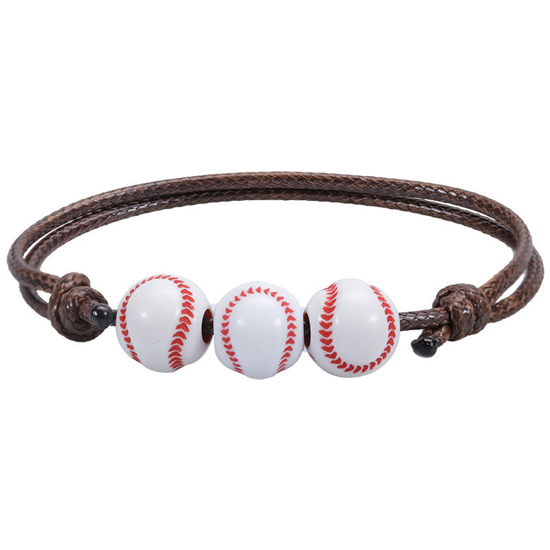 Sporty Unisex Resin Braided Bracelet
