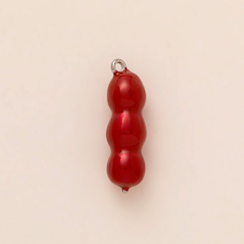 Sweet Colorful Acrylic Keychain with Food Patterns