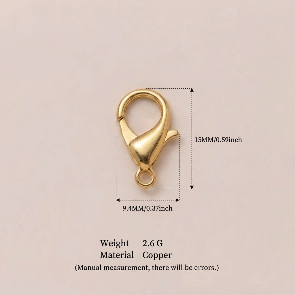 Vintage 18K Gold Plated Stainless Steel PVD Fruit Series DIY Charm Bar