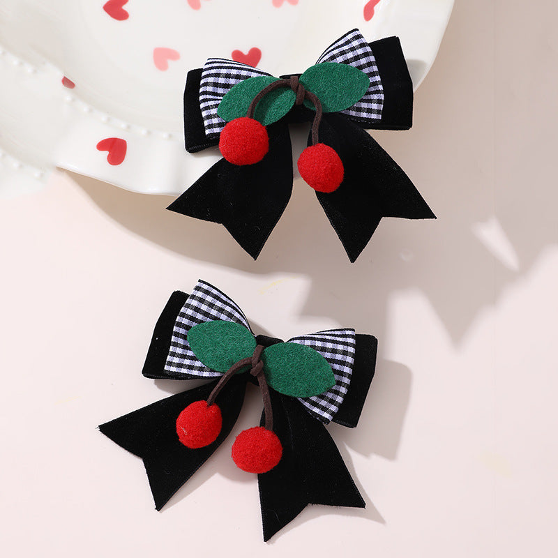 Horquilla en forma de lazo de estilo natural para niñas, hecha de tul con detalles fruncidos y de malla, para niñas de 3 a 10 años