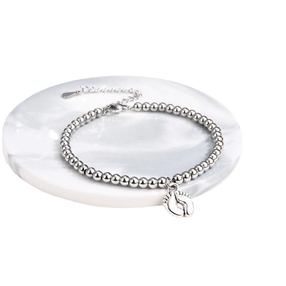 Plated Stainless Steel Animal Elephant Charm Bar Bracelet Unisex