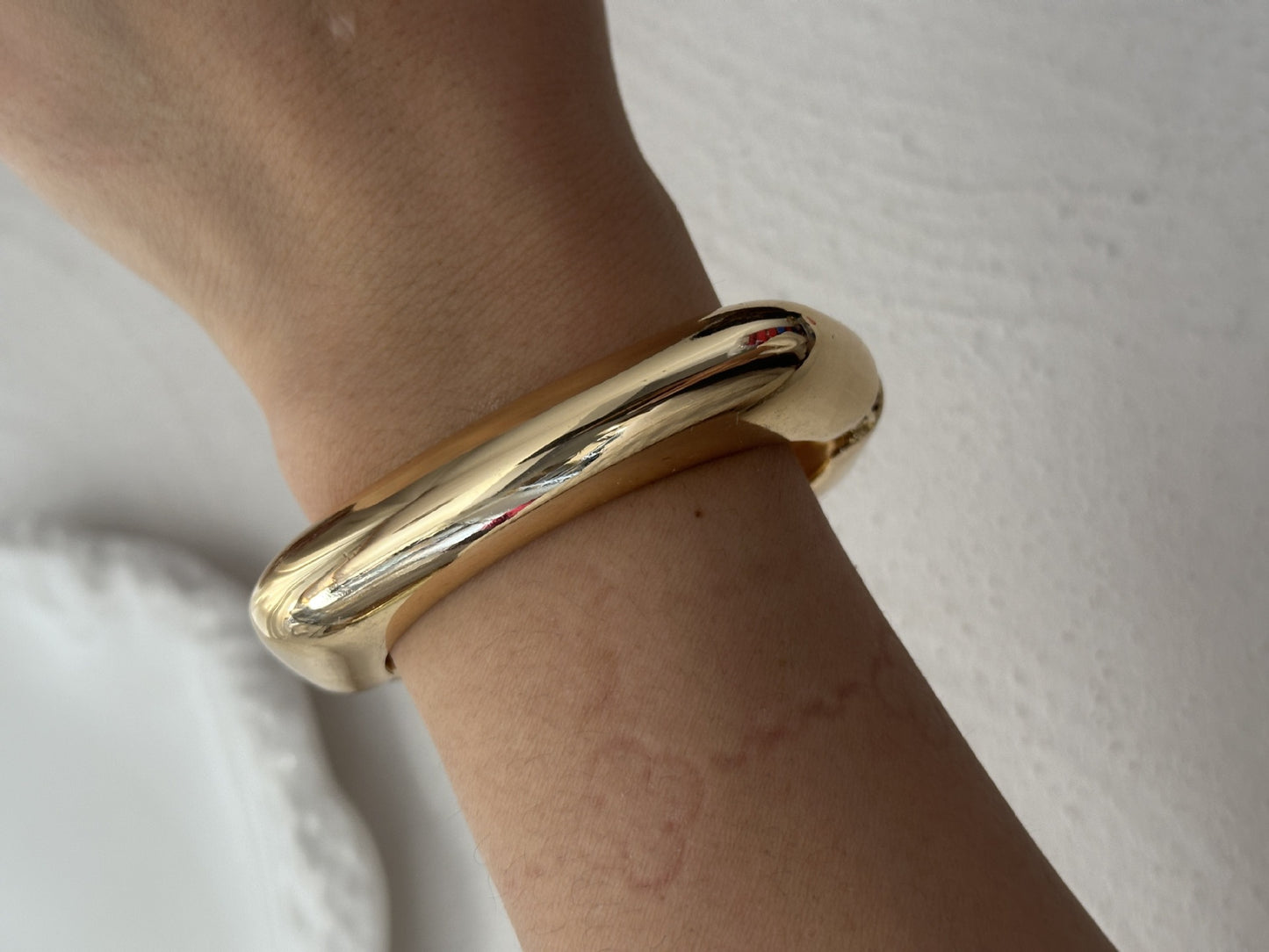 Geometric Acrylic Plated Bangle for Women