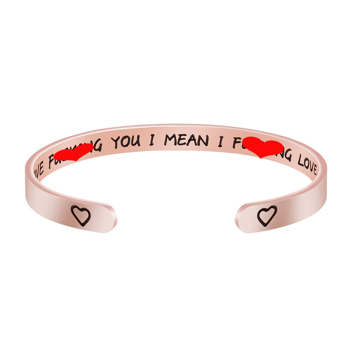 Pulsera de acero inoxidable de moda para mujer con acabado chapado, regalo ideal de Navidad, cumpleaños, Acción de Gracias para mamá
