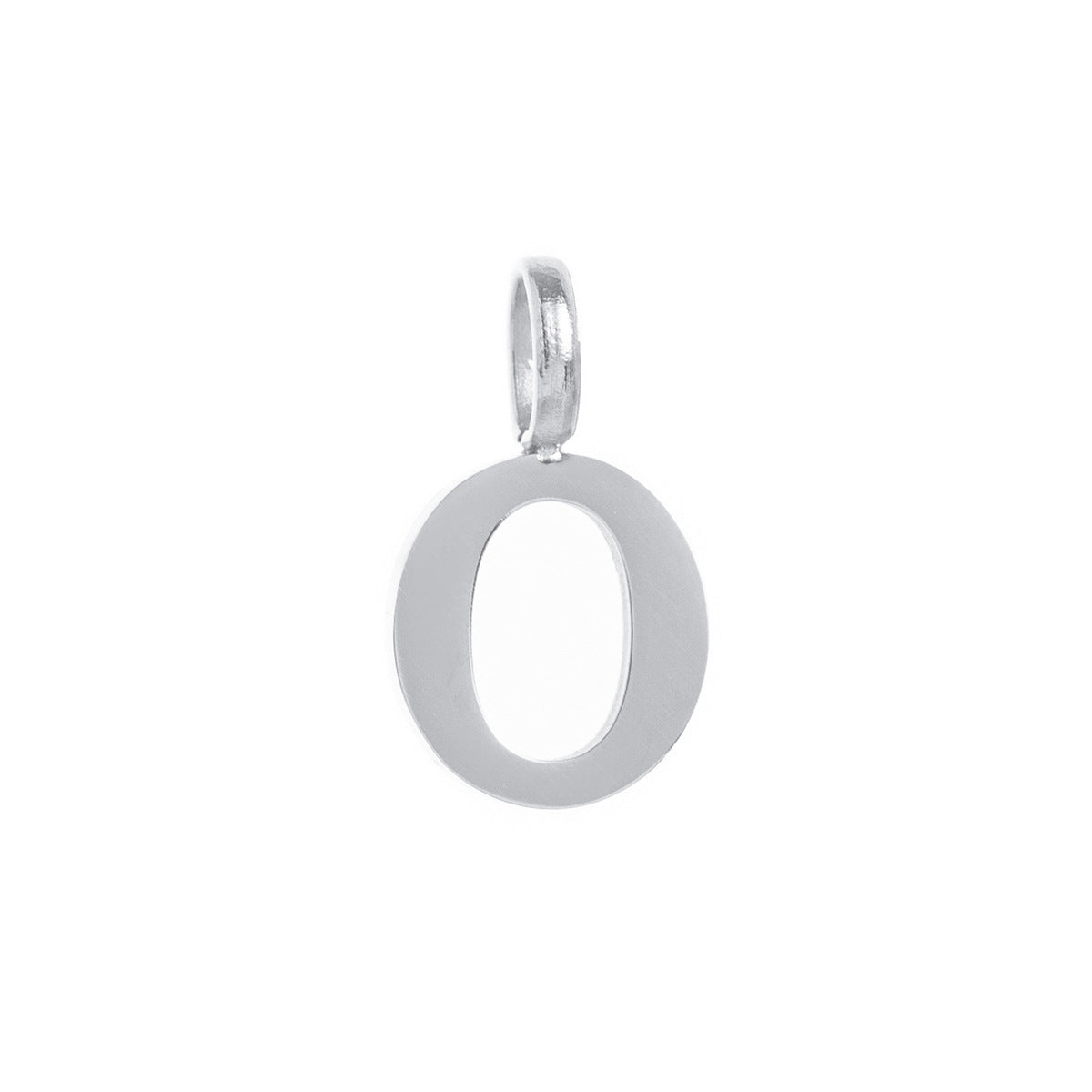 Minimalist Titanium Steel 18K Gold Plated PVD Letter Charm Bar
