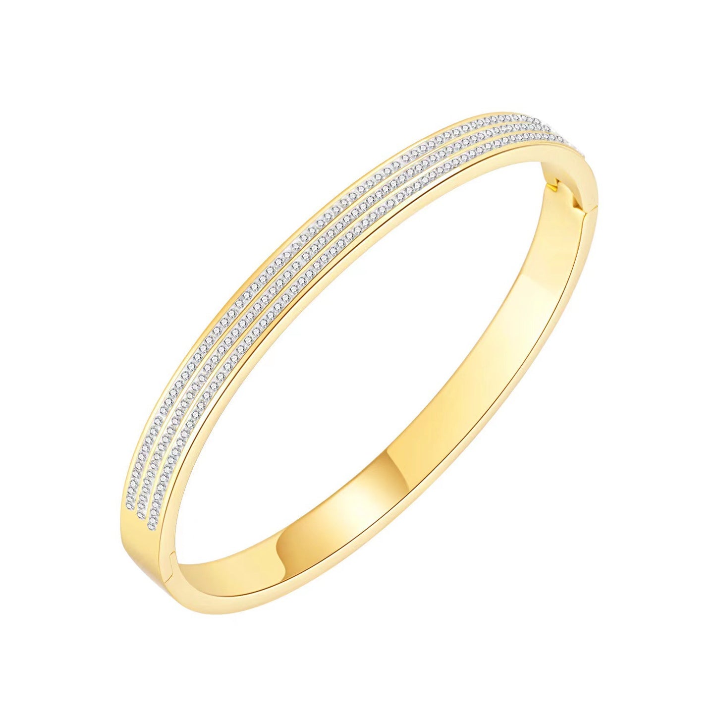 Bracciale da donna minimalista in acciaio inossidabile con cielo stellato, accessorio di moda ipoallergenico e resistente allo scolorimento