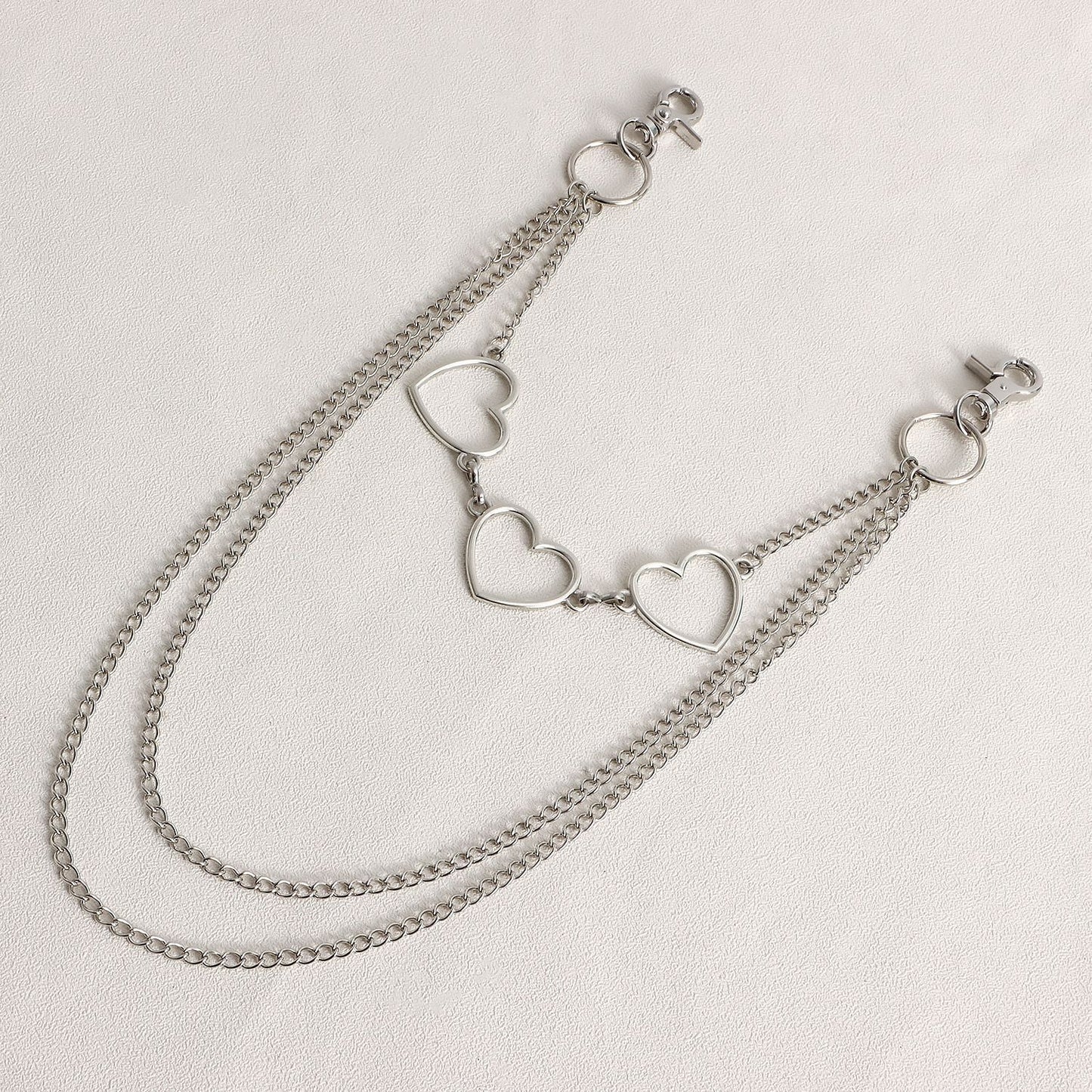 Casual Hip-Hop Style Metal Waist Chain for Women with Single Loop Design, Summer Fashion Accessory