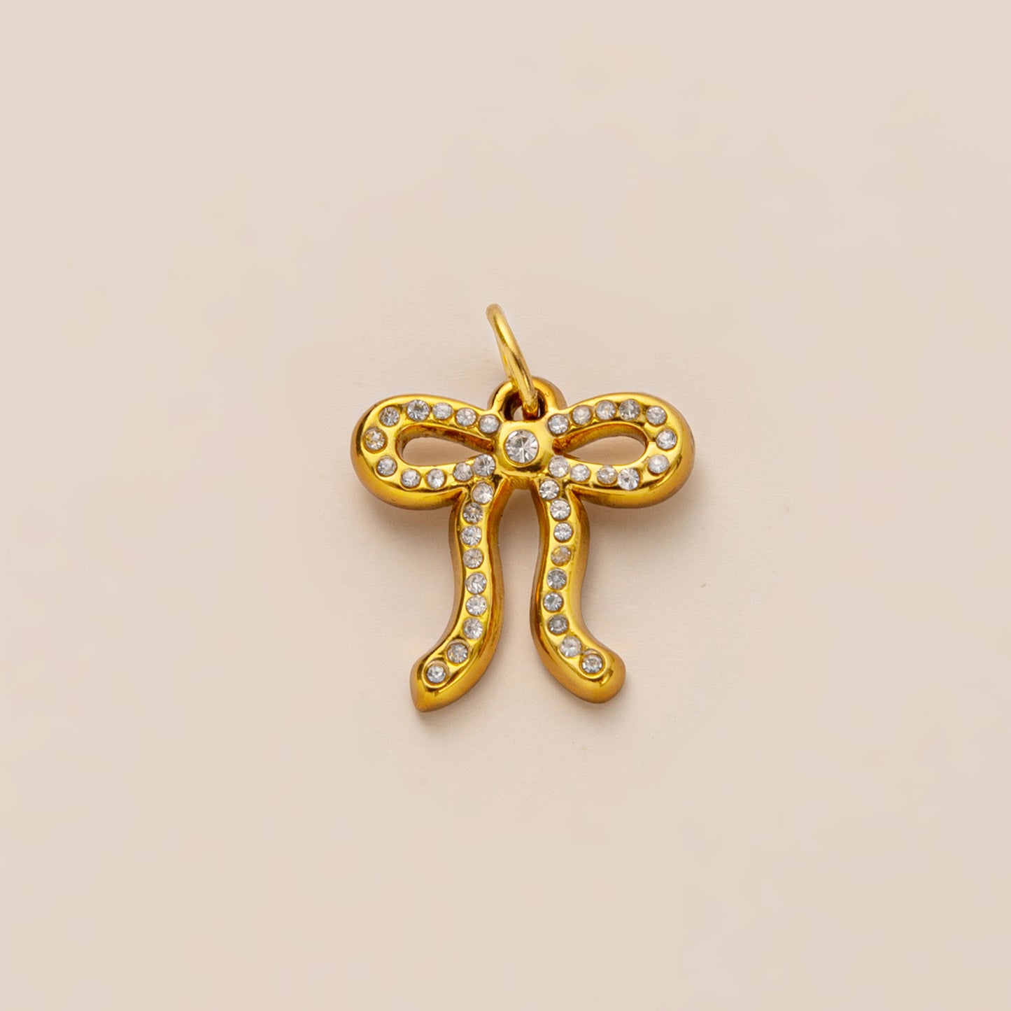 Vintage Stainless Steel PVD Butterfly Letter Heart Charm Bar