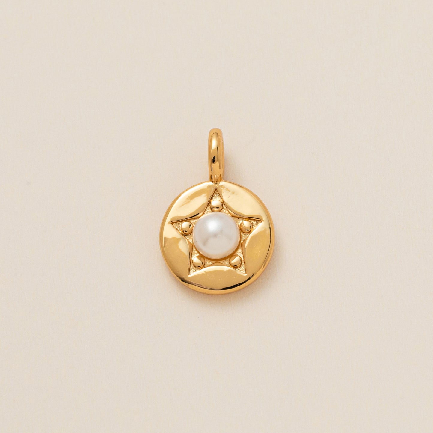 Colorful Cubic Zirconia Star Round Pendant Brass Plated Necklace Charm Bar for December Birthstone