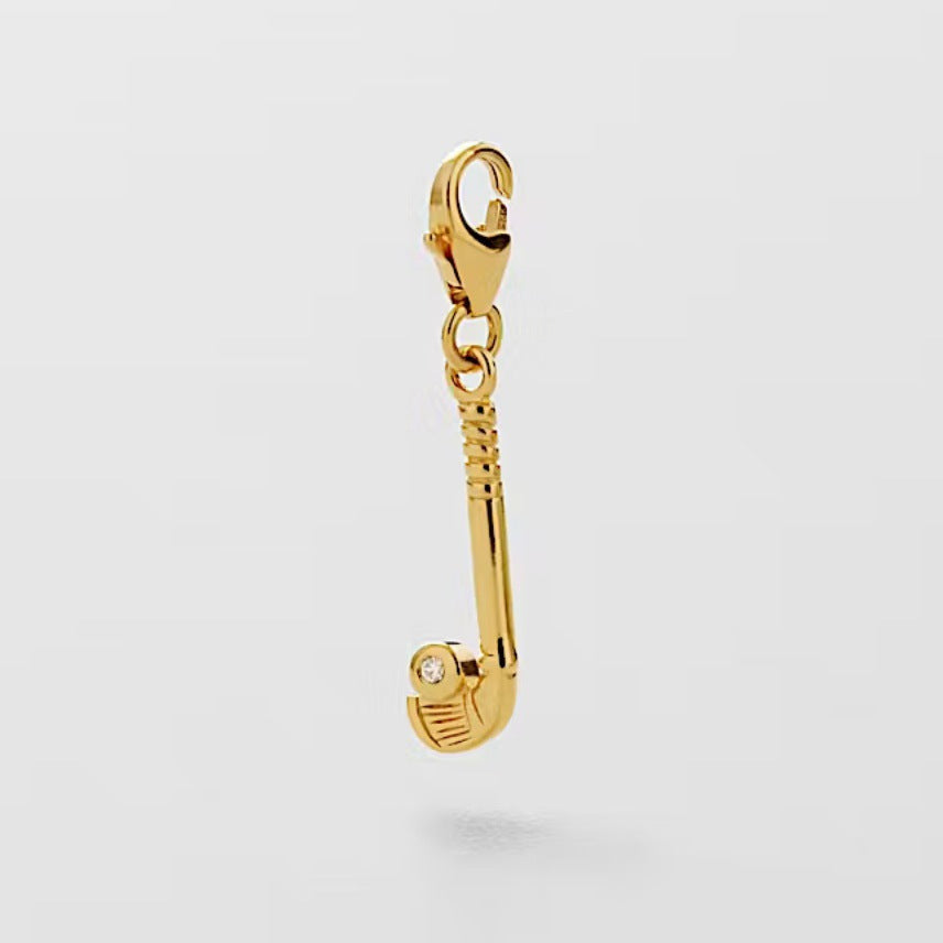 Gold Plated Stainless Steel Animal Geometric Charm Bar Pendant Necklace Bracelet DIY Accessories